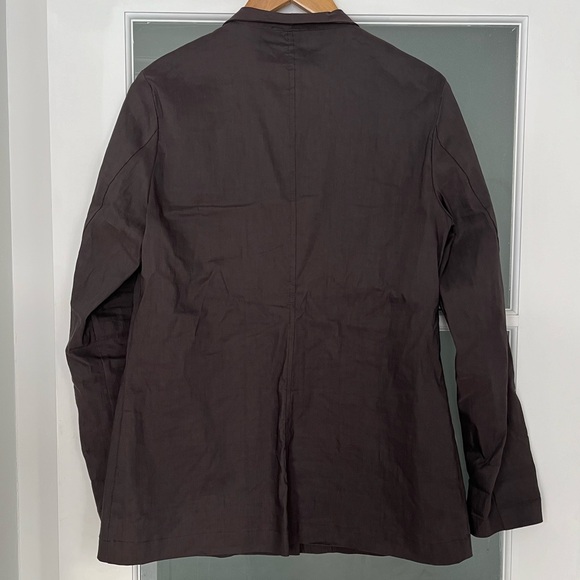 SARAH PACINI linen jacket, size large - Picture 6 of 9